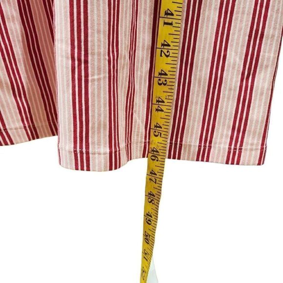 Matilda Jane Size Smal McIntosh Midi Stripe Knit Half Sleeve Dress Pink Red Cott - Picture 5 of 9